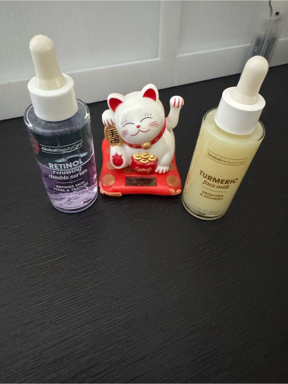 Retinol Renewing Double Serum + Turmeric Face Milk Duo (White, Purple, Yellow)